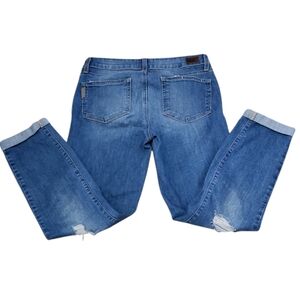 Paige Women's Kylie Crop Skinny Jeans Stretch Denim Medium Blue Spencer‎ Wash 29